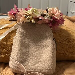Floral Beige Women's Bag